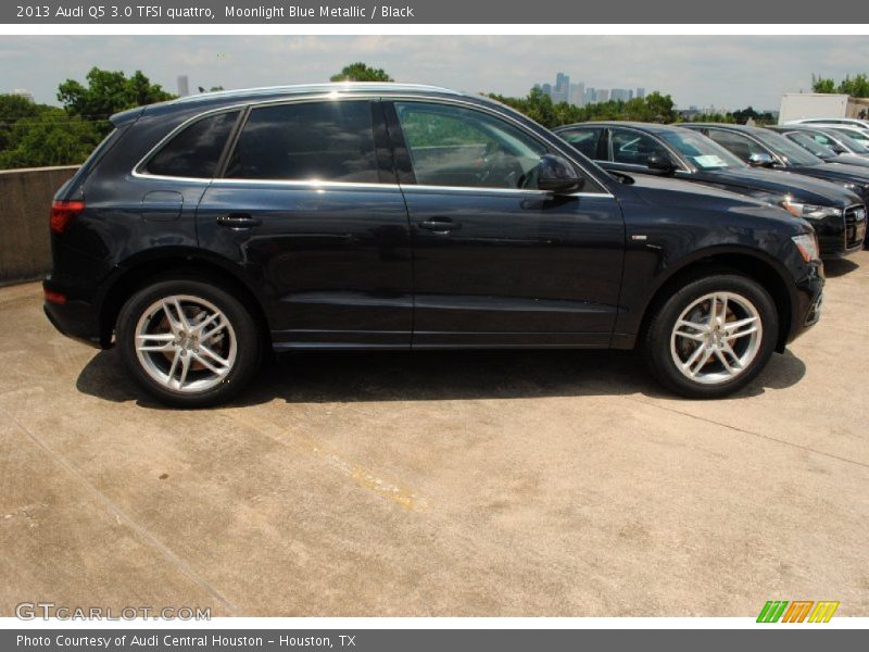 Moonlight Blue Metallic / Black 2013 Audi Q5 3.0 TFSI quattro