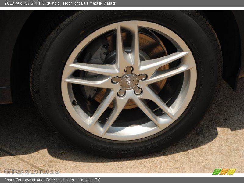 Moonlight Blue Metallic / Black 2013 Audi Q5 3.0 TFSI quattro