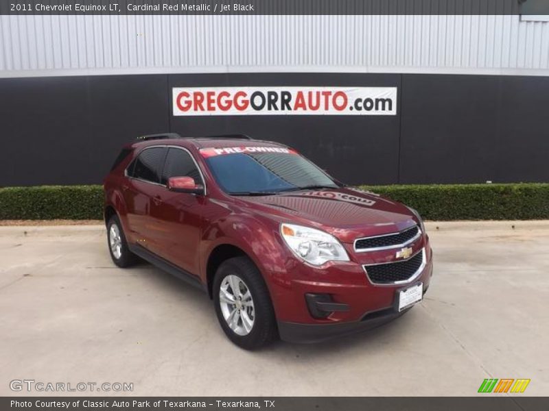 Cardinal Red Metallic / Jet Black 2011 Chevrolet Equinox LT