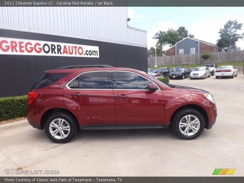 Cardinal Red Metallic / Jet Black 2011 Chevrolet Equinox LT