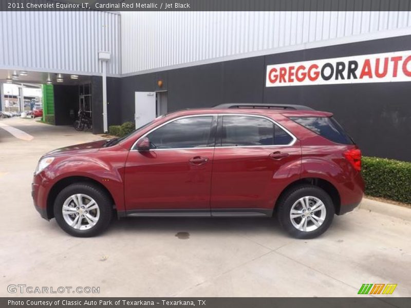 Cardinal Red Metallic / Jet Black 2011 Chevrolet Equinox LT