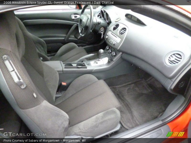 Sunset Orange Pearlescent / Dark Charcoal 2008 Mitsubishi Eclipse Spyder GS