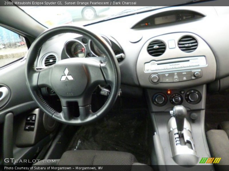 Sunset Orange Pearlescent / Dark Charcoal 2008 Mitsubishi Eclipse Spyder GS