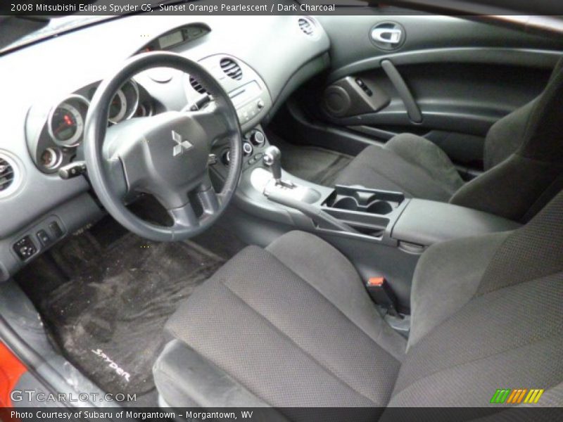 Sunset Orange Pearlescent / Dark Charcoal 2008 Mitsubishi Eclipse Spyder GS