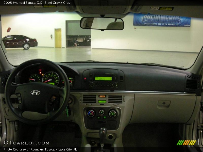 Steel Gray / Gray 2008 Hyundai Sonata GLS