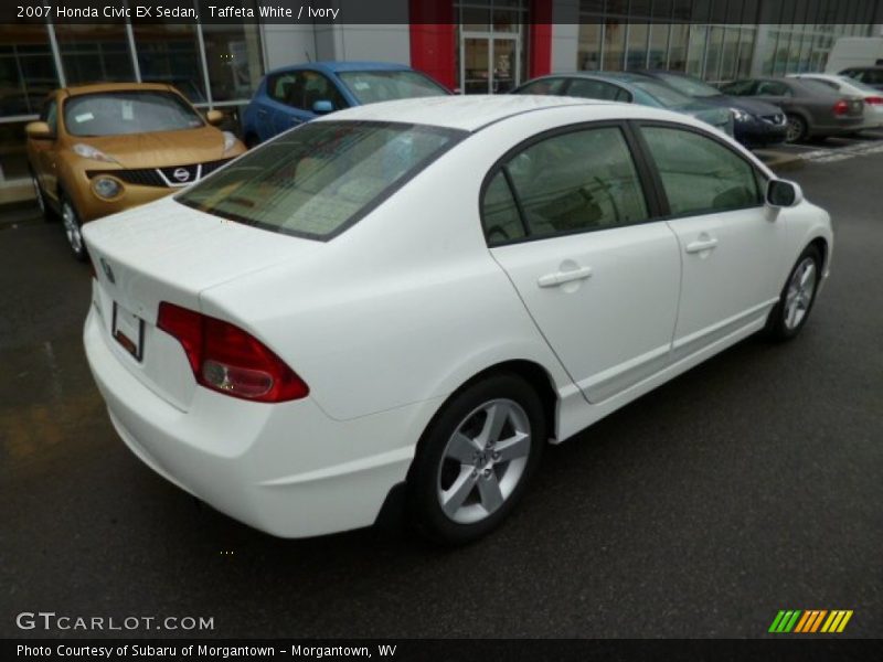 Taffeta White / Ivory 2007 Honda Civic EX Sedan