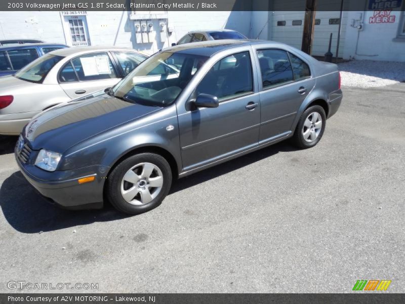 Platinum Grey Metallic / Black 2003 Volkswagen Jetta GLS 1.8T Sedan