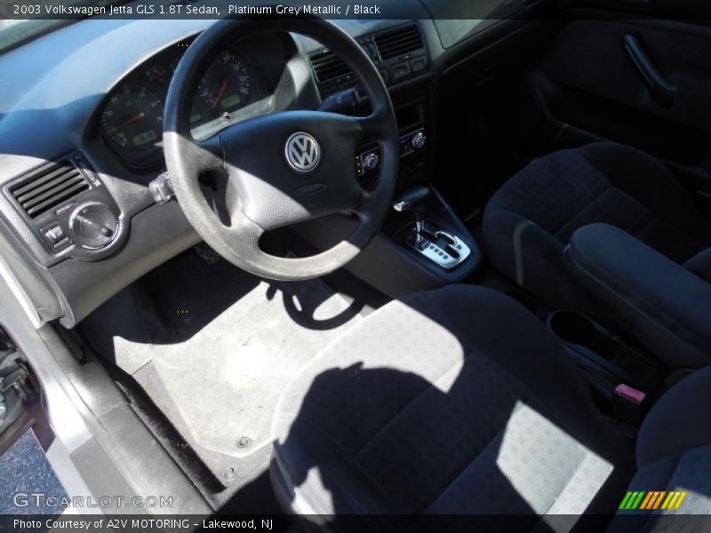 Platinum Grey Metallic / Black 2003 Volkswagen Jetta GLS 1.8T Sedan