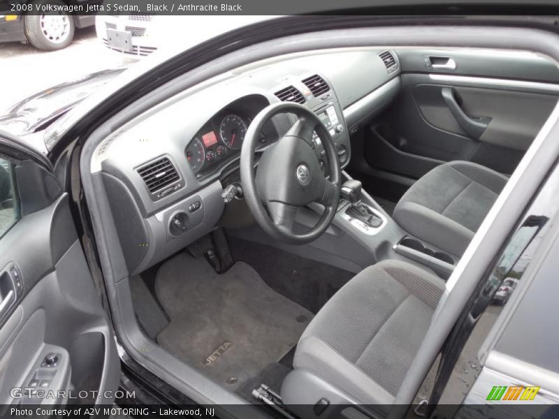Black / Anthracite Black 2008 Volkswagen Jetta S Sedan