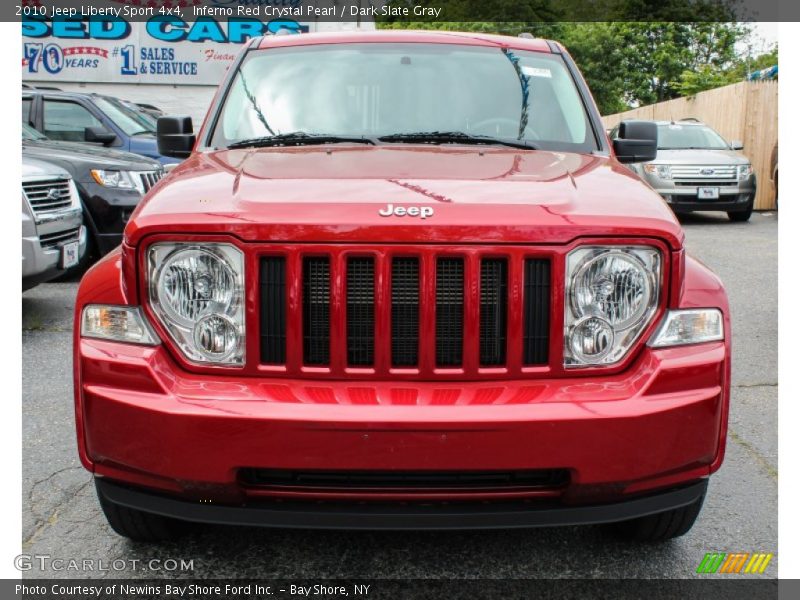 Inferno Red Crystal Pearl / Dark Slate Gray 2010 Jeep Liberty Sport 4x4