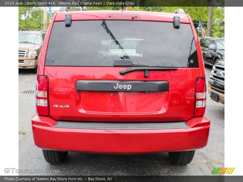 Inferno Red Crystal Pearl / Dark Slate Gray 2010 Jeep Liberty Sport 4x4