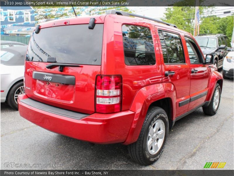 Inferno Red Crystal Pearl / Dark Slate Gray 2010 Jeep Liberty Sport 4x4