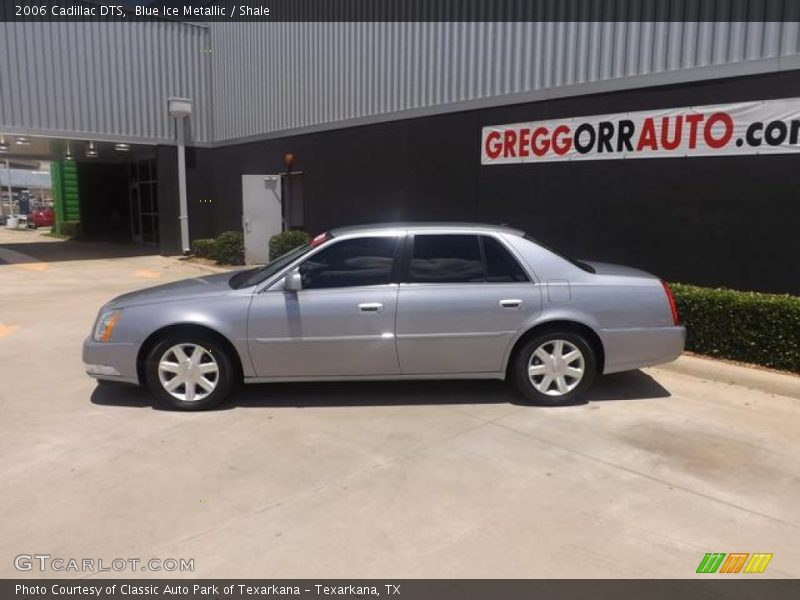 Blue Ice Metallic / Shale 2006 Cadillac DTS