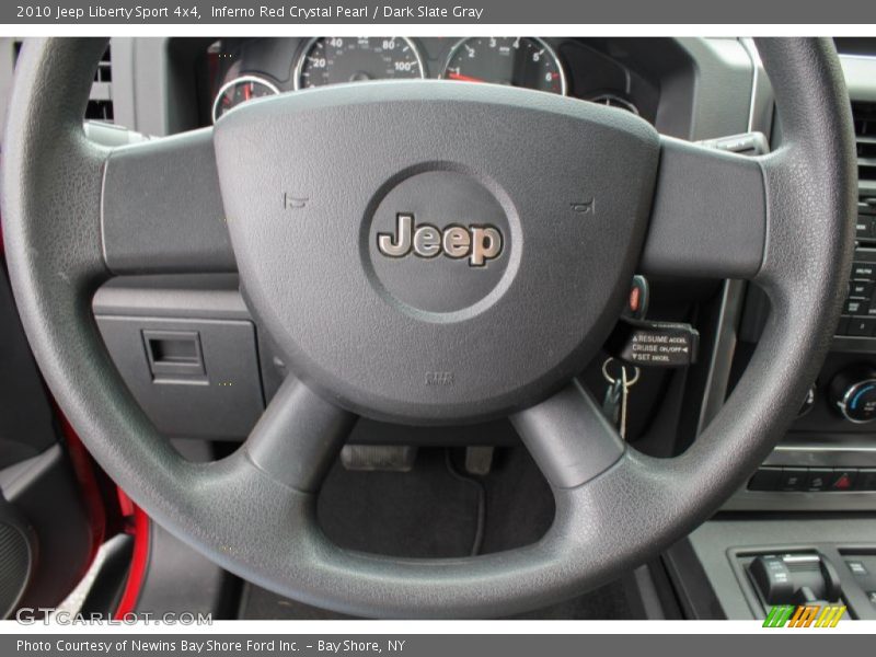 Inferno Red Crystal Pearl / Dark Slate Gray 2010 Jeep Liberty Sport 4x4