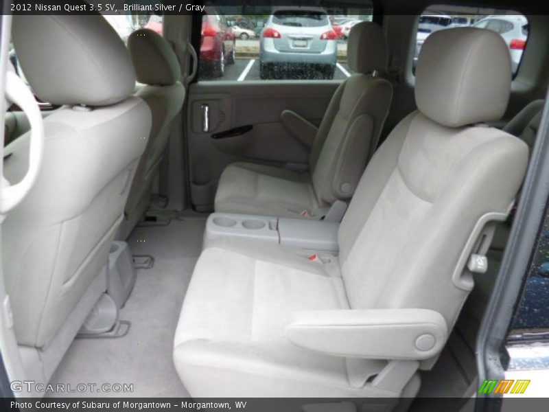 Brilliant Silver / Gray 2012 Nissan Quest 3.5 SV