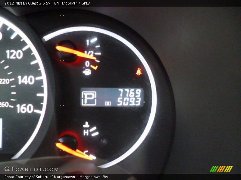 Brilliant Silver / Gray 2012 Nissan Quest 3.5 SV