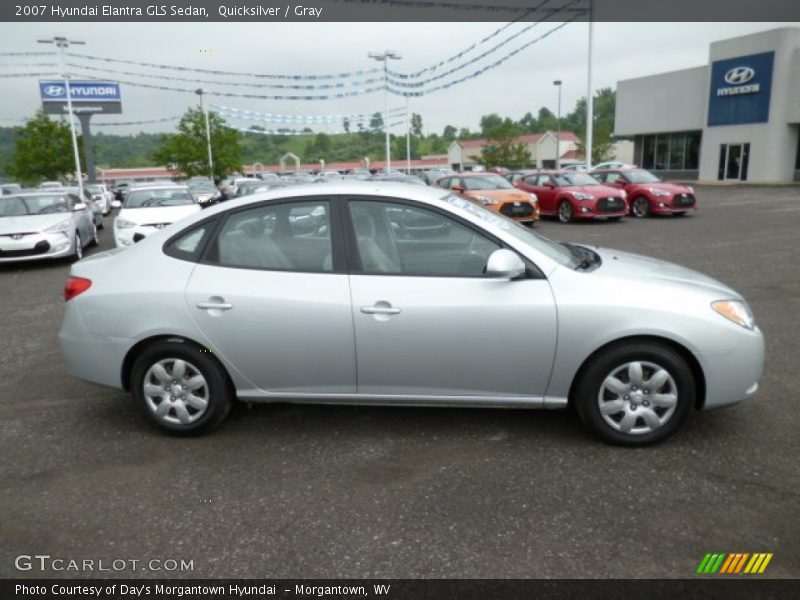 Quicksilver / Gray 2007 Hyundai Elantra GLS Sedan