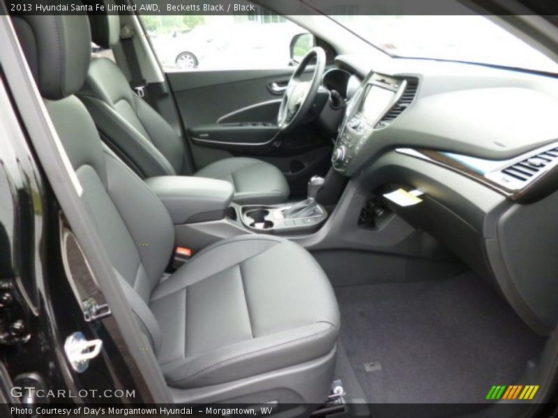 Front Seat of 2013 Santa Fe Limited AWD
