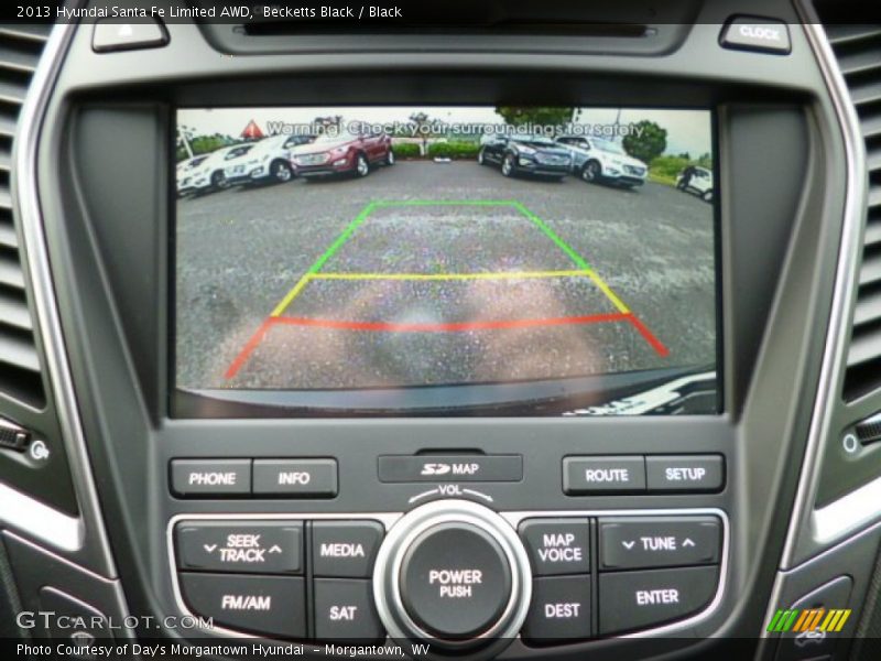 Controls of 2013 Santa Fe Limited AWD