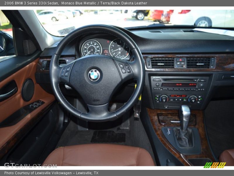 Monaco Blue Metallic / Terra/Black Dakota Leather 2006 BMW 3 Series 330i Sedan