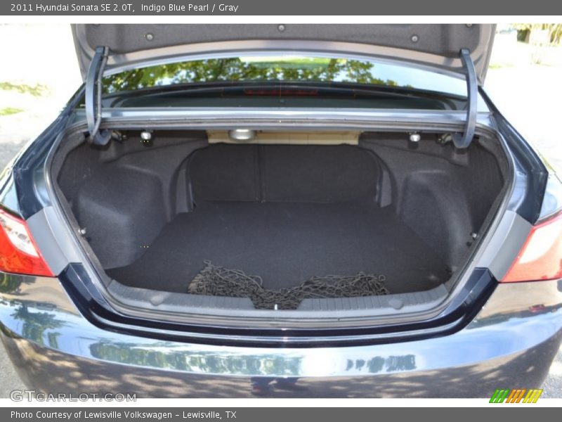 Indigo Blue Pearl / Gray 2011 Hyundai Sonata SE 2.0T