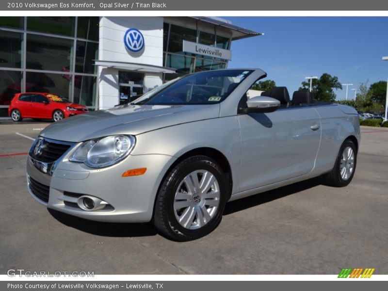 Opal Silver / Titan Black 2010 Volkswagen Eos Komfort