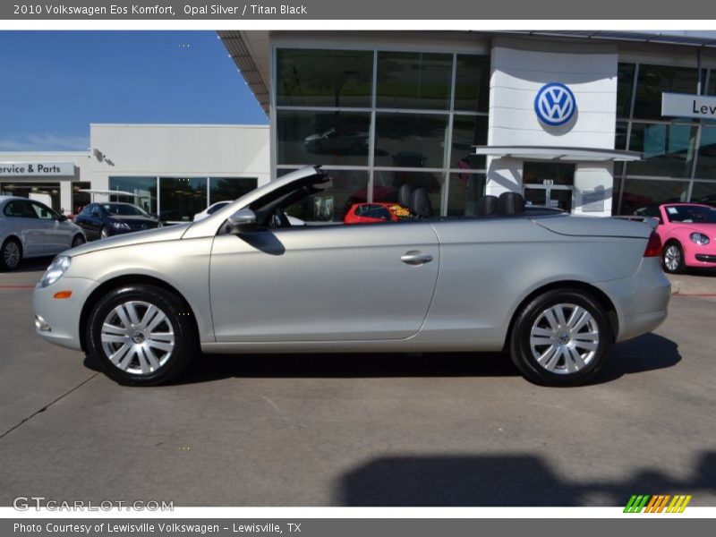 Opal Silver / Titan Black 2010 Volkswagen Eos Komfort