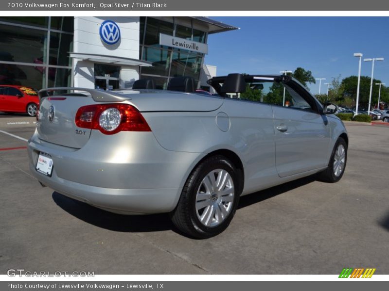 Opal Silver / Titan Black 2010 Volkswagen Eos Komfort