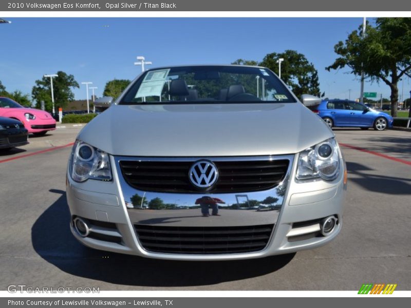 Opal Silver / Titan Black 2010 Volkswagen Eos Komfort