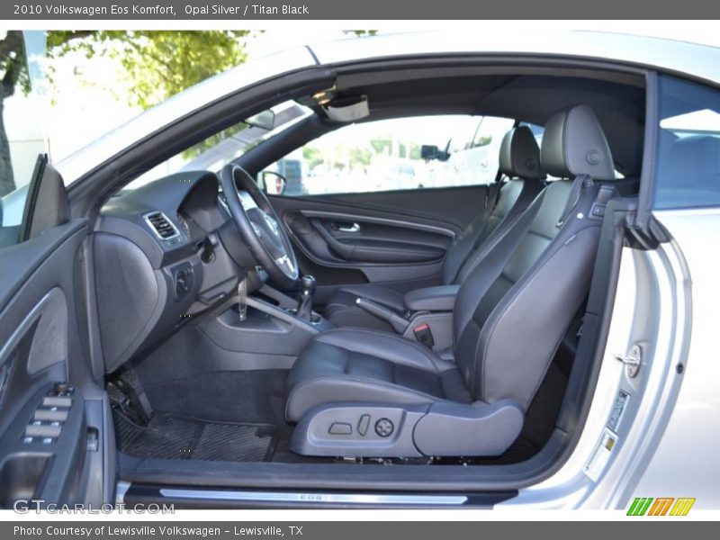  2010 Eos Komfort Titan Black Interior