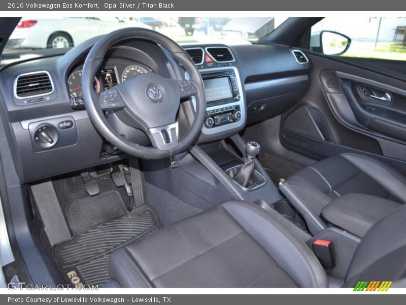  2010 Eos Komfort Titan Black Interior