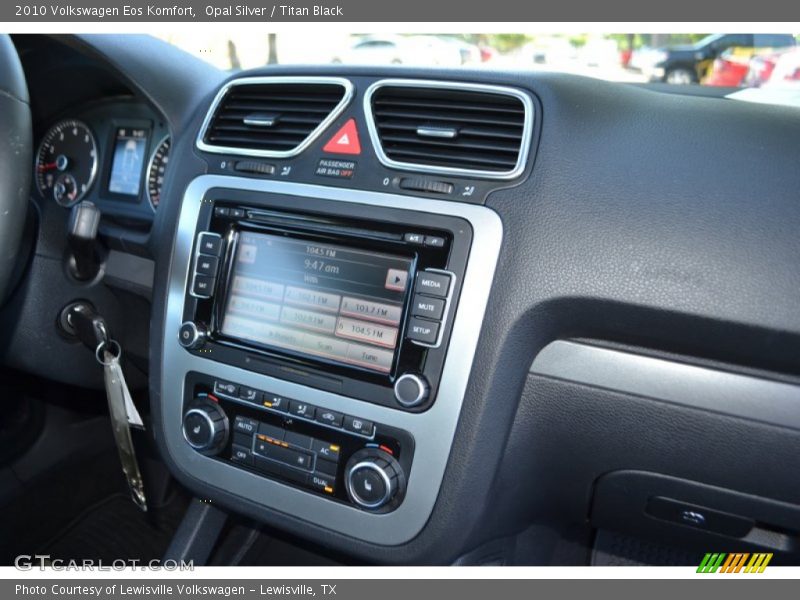 Opal Silver / Titan Black 2010 Volkswagen Eos Komfort