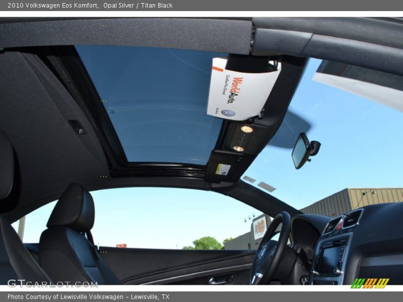 Opal Silver / Titan Black 2010 Volkswagen Eos Komfort