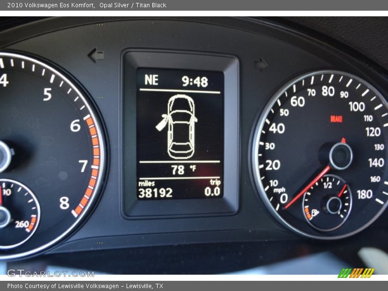 Opal Silver / Titan Black 2010 Volkswagen Eos Komfort