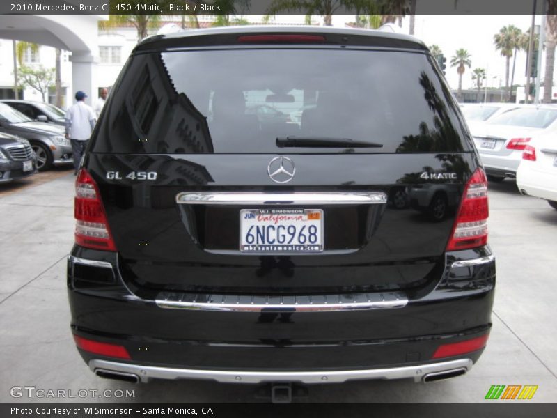 Black / Black 2010 Mercedes-Benz GL 450 4Matic