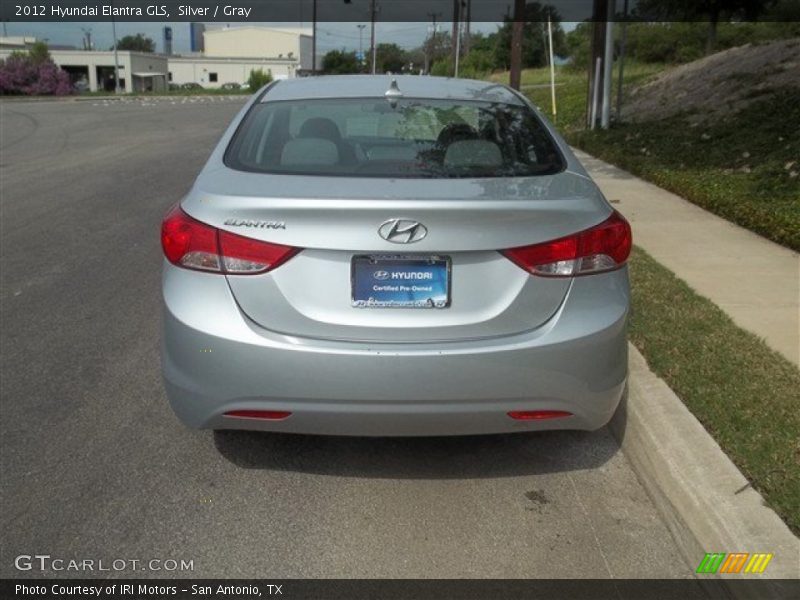 Silver / Gray 2012 Hyundai Elantra GLS