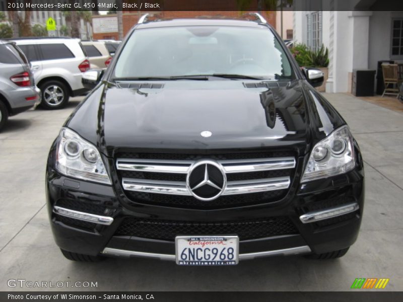 Black / Black 2010 Mercedes-Benz GL 450 4Matic