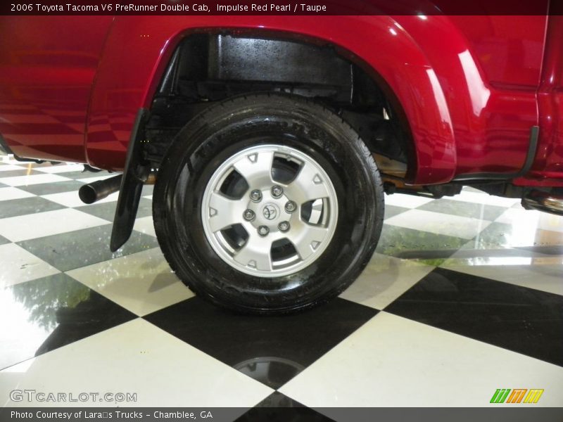 Impulse Red Pearl / Taupe 2006 Toyota Tacoma V6 PreRunner Double Cab