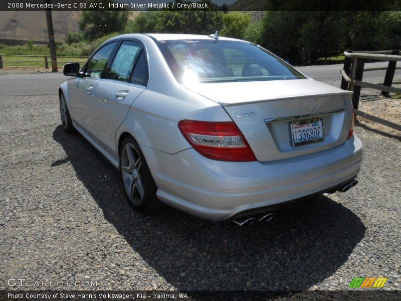 Iridium Silver Metallic / Grey/Black 2008 Mercedes-Benz C 63 AMG