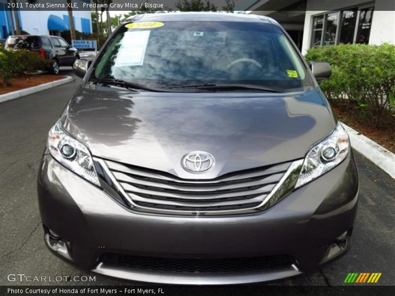 Predawn Gray Mica / Bisque 2011 Toyota Sienna XLE