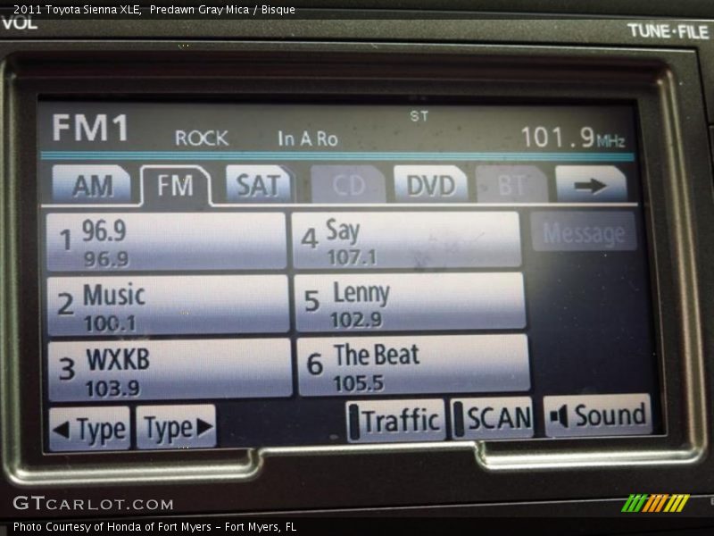 Predawn Gray Mica / Bisque 2011 Toyota Sienna XLE