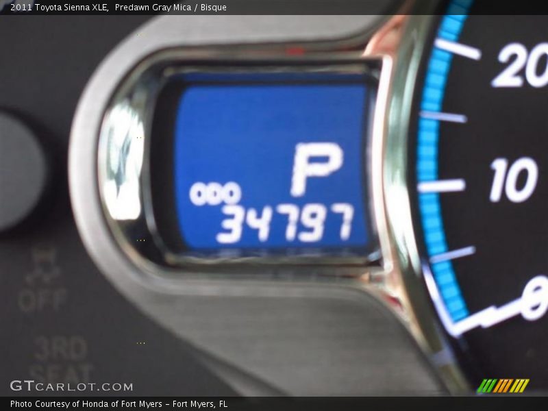 Predawn Gray Mica / Bisque 2011 Toyota Sienna XLE