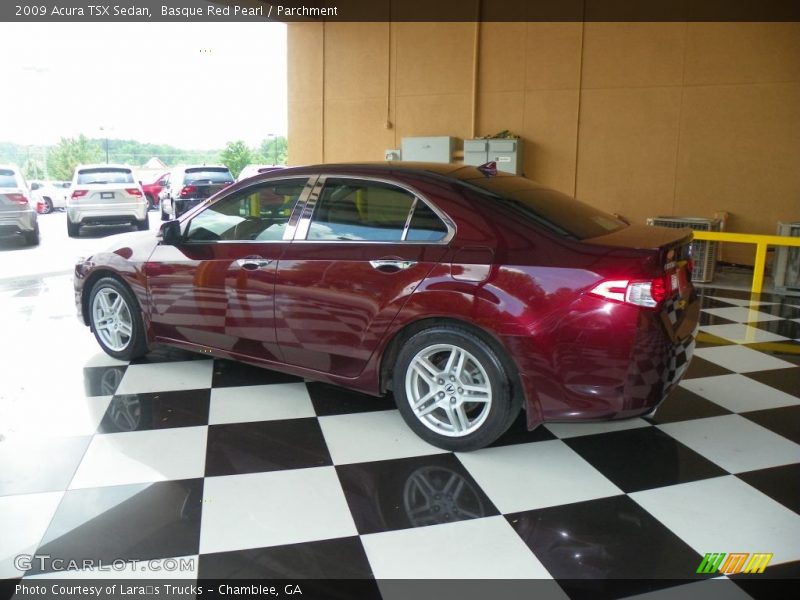 Basque Red Pearl / Parchment 2009 Acura TSX Sedan