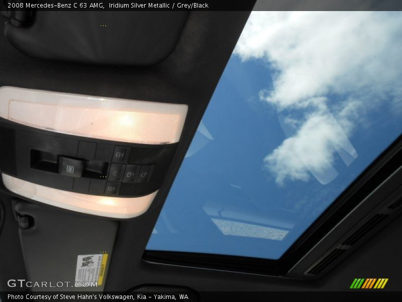 Iridium Silver Metallic / Grey/Black 2008 Mercedes-Benz C 63 AMG