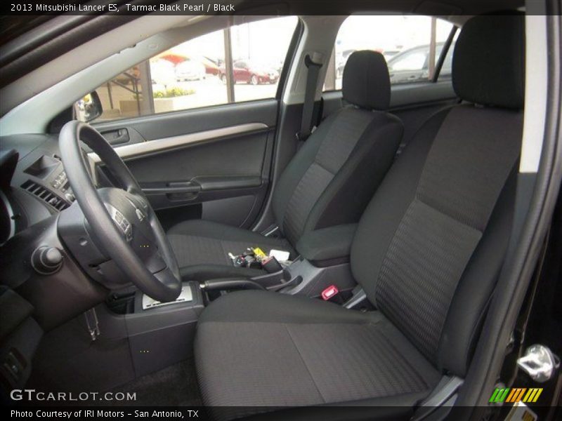 Front Seat of 2013 Lancer ES