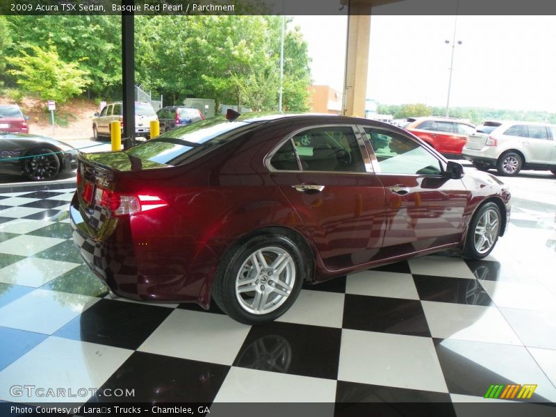 Basque Red Pearl / Parchment 2009 Acura TSX Sedan