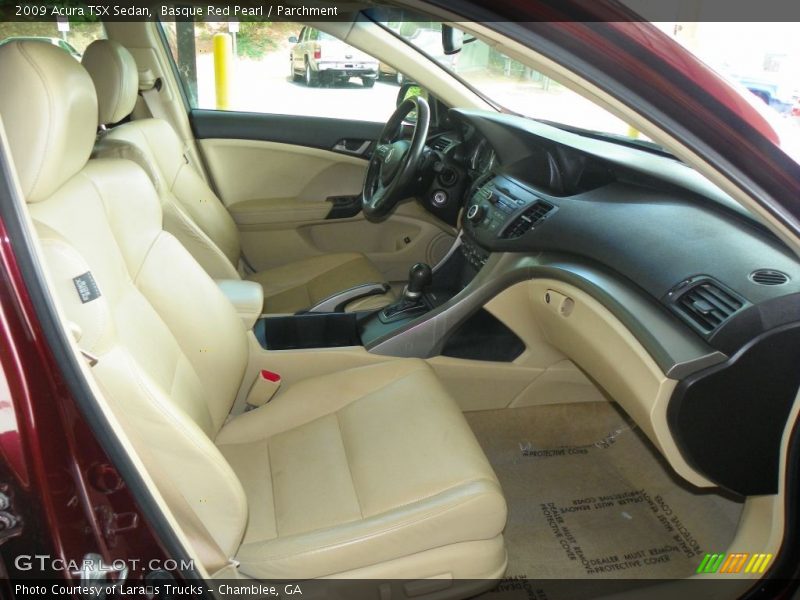 Basque Red Pearl / Parchment 2009 Acura TSX Sedan