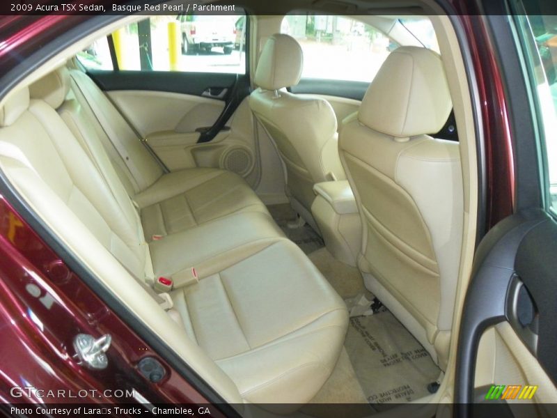 Basque Red Pearl / Parchment 2009 Acura TSX Sedan