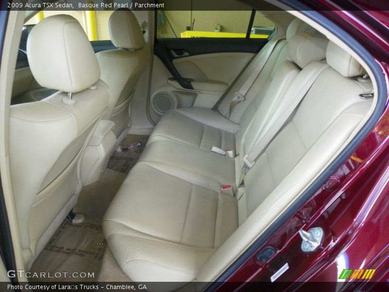 Basque Red Pearl / Parchment 2009 Acura TSX Sedan