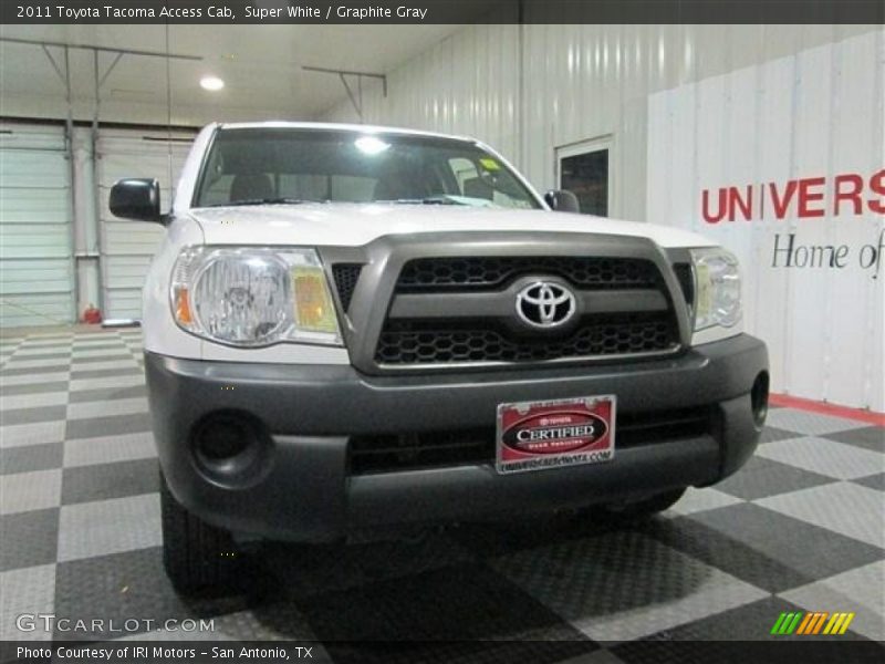 Super White / Graphite Gray 2011 Toyota Tacoma Access Cab
